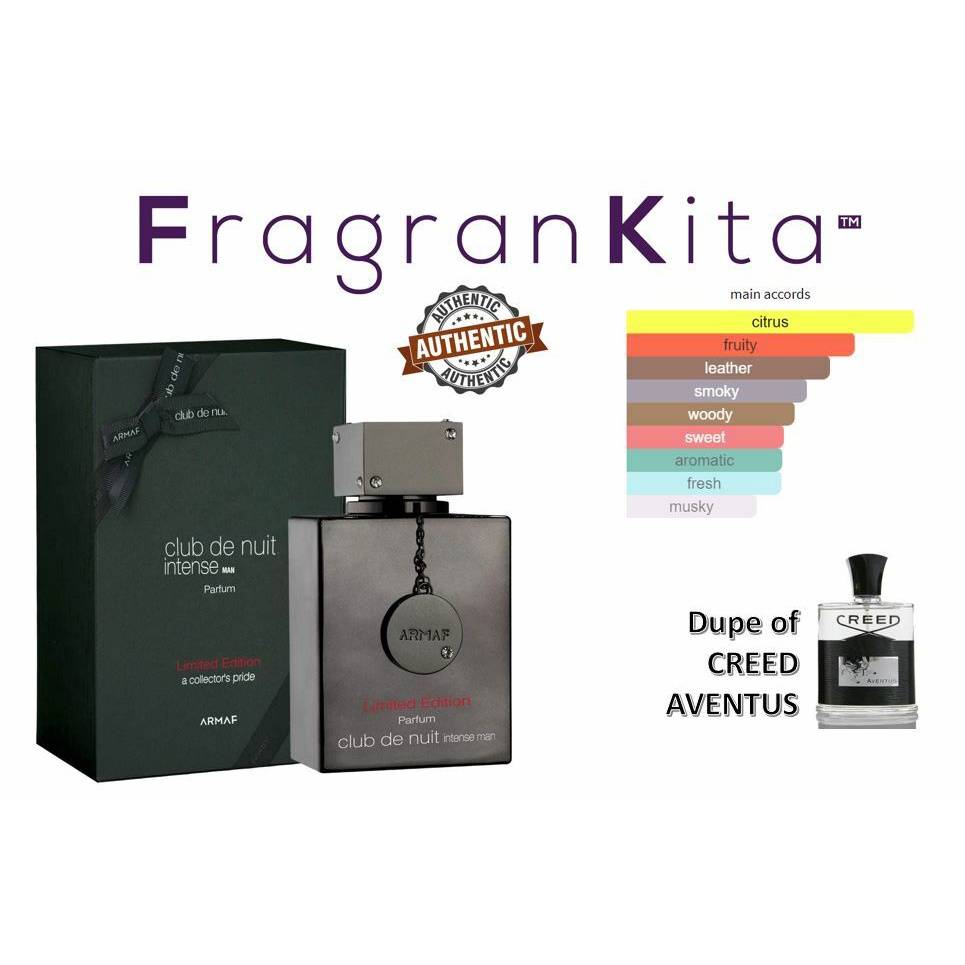 Armaf Club De Nuit Intense Men Luxury Limited Edition 105 ml Parfum [dupe of Creed Aventus]