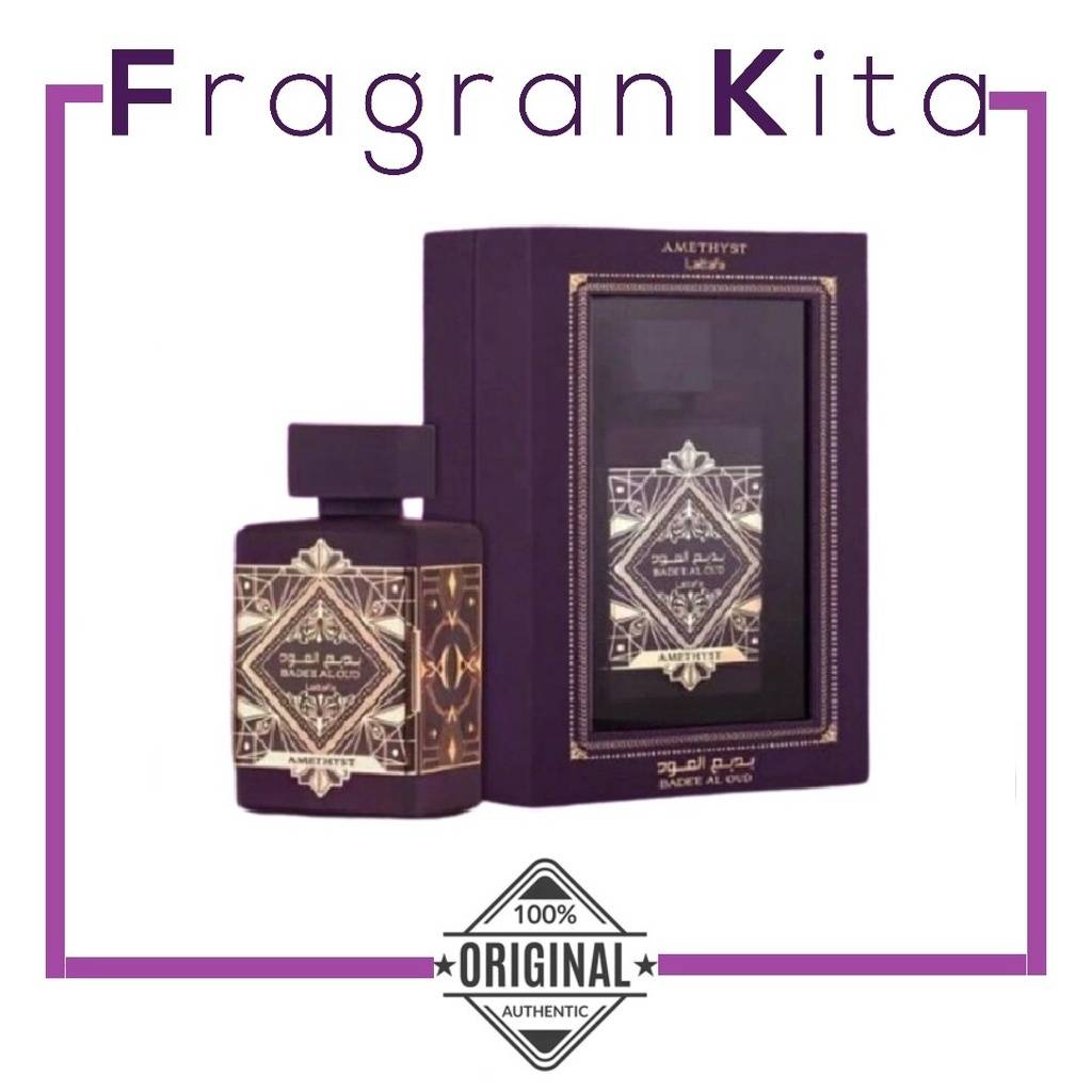 Lattafa Badee Al Oud Amethyst 100 ml EDP [dupe of Initio Atomic Rose]