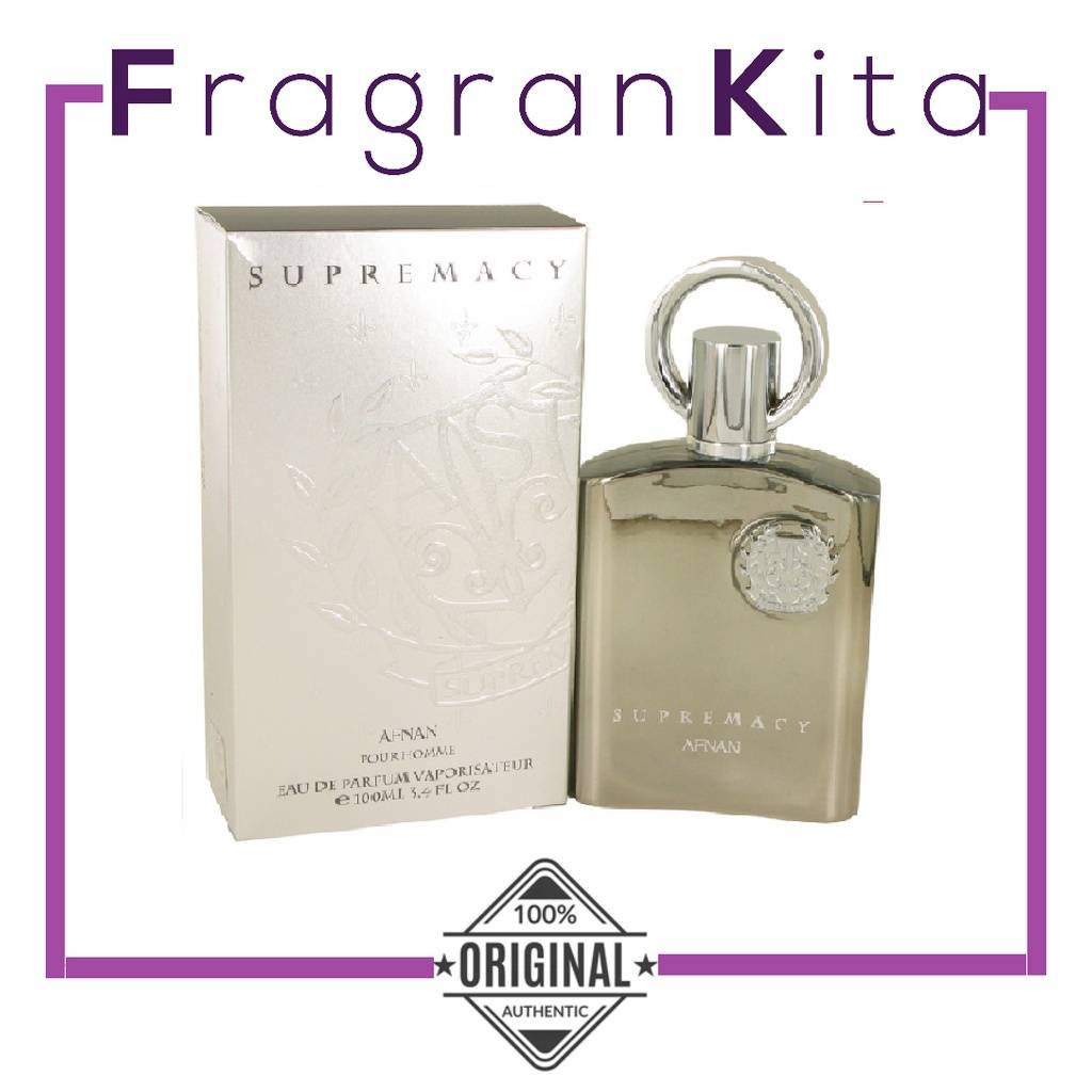 Afnan Supremacy Silver 100 ml EDP [dupe of Creed Aventus]